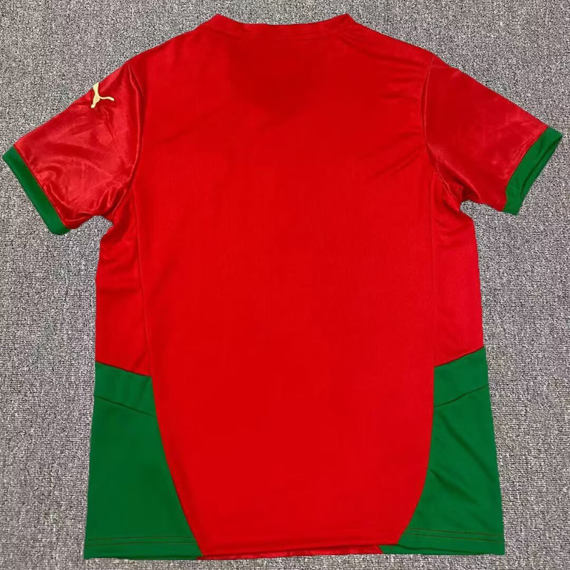 24-25 Morocco Red Fans Soccer Jersey