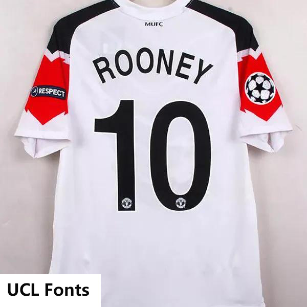 2010-2011 Man Utd Away Retro Soccer Jersey (不带决赛字)