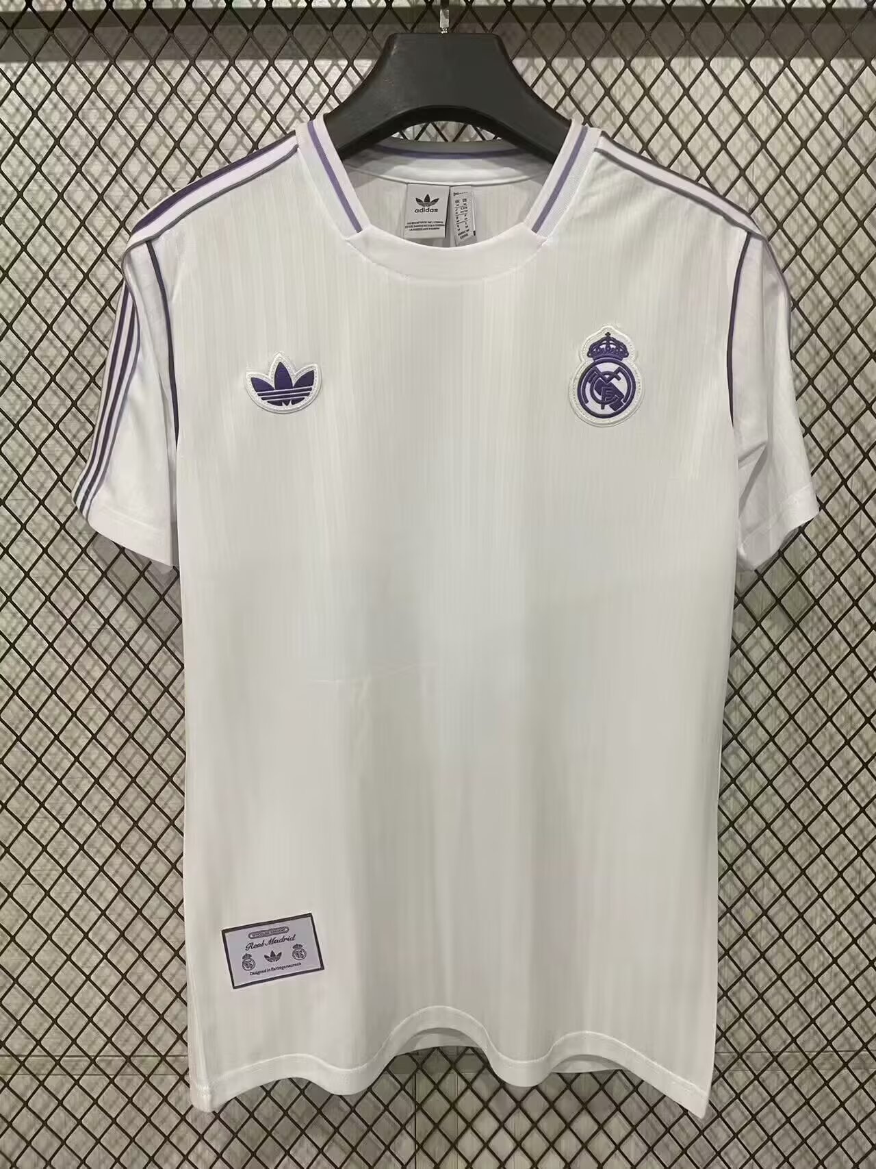 25-26 RMA White Special Edition Fans Training Shirts *紫色标