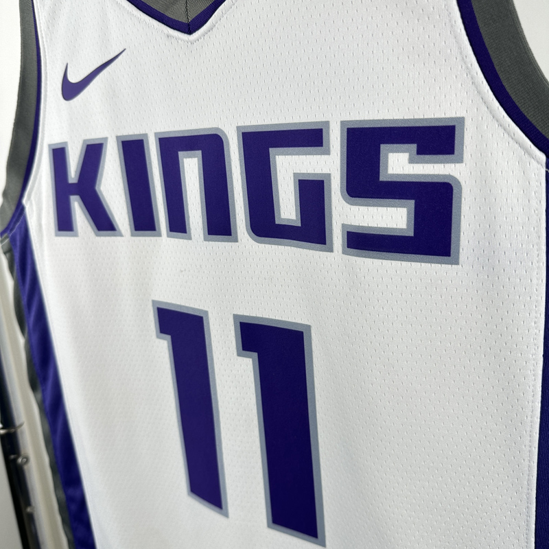 22-23 Kings SABONIS #11 White Top Quality Hot Pressing NBA Jersey