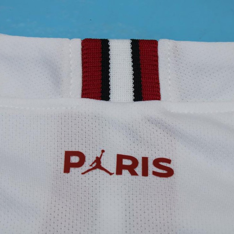 2018-2019 PSG Paris Jordan White Long Sleeve Re...
