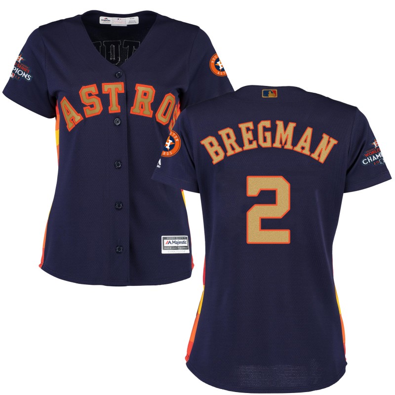Houston Astros Women's baseball jersey BREGMAN 2