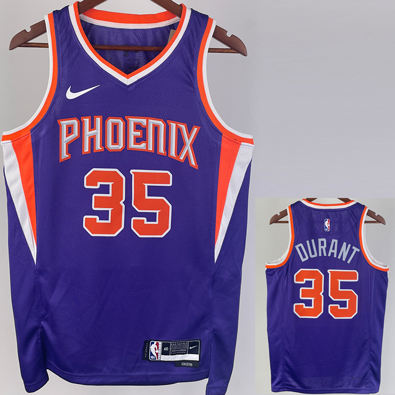 22-23 SUNS DURANT #35 Purple Top Quality Hot Pr...