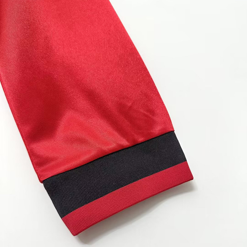 1999 Man Utd Final Long Sleeve Retro Soccer Jer...