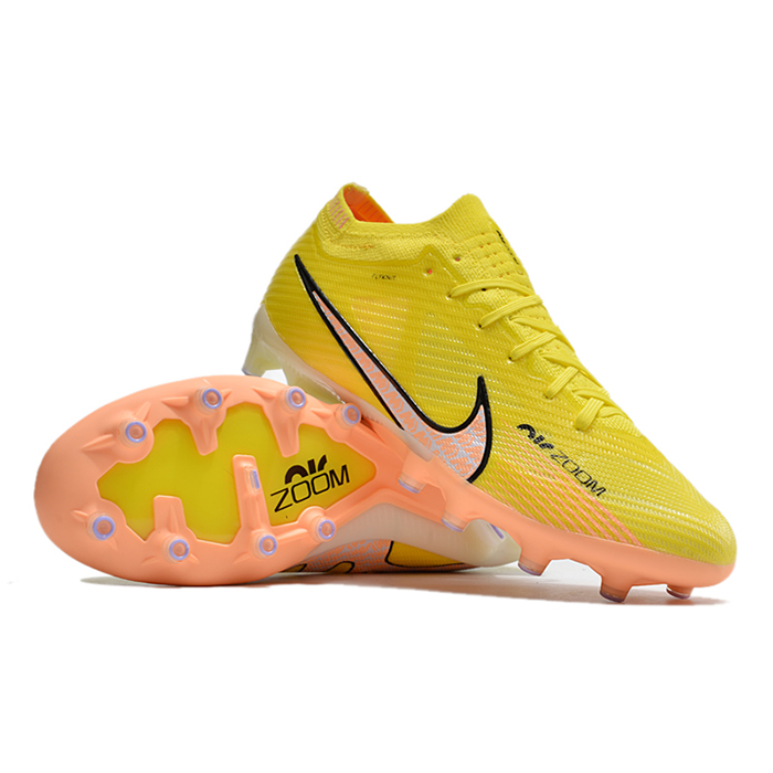 Air Zoom Mercurial Vapor XV Elite AG Soccer Shoes-Yellow/Pink-622099