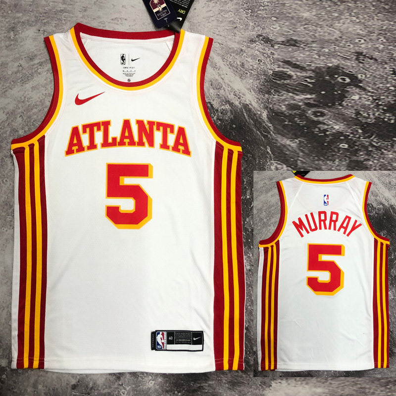 HAWKS MURRAY #5 White Top Quality Hot Pressing ...