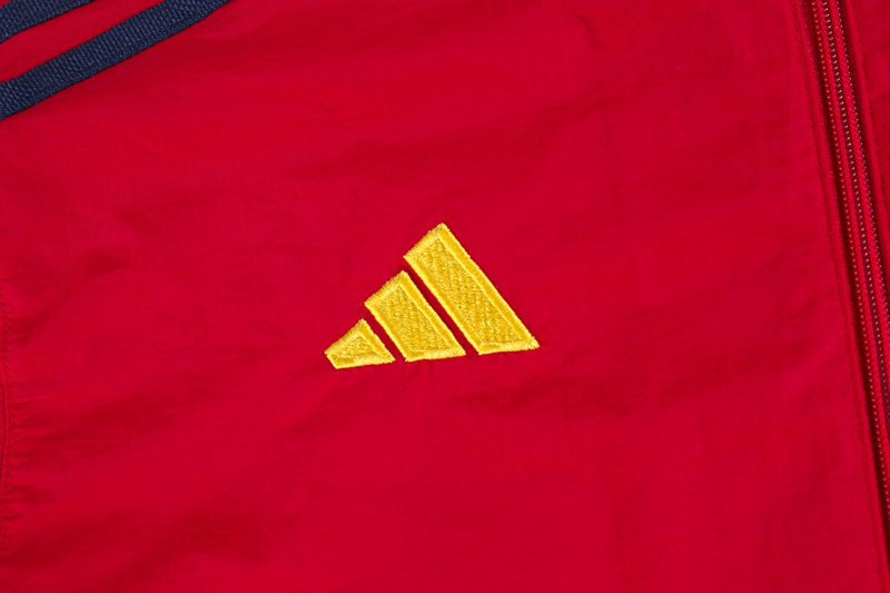 2023 Spain Blue & Red Double Sided Windbreaker ...