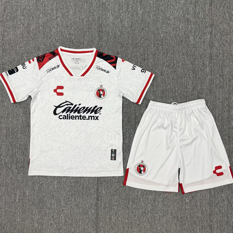 25-26 Tijuana Away Kids Soccer Jersey