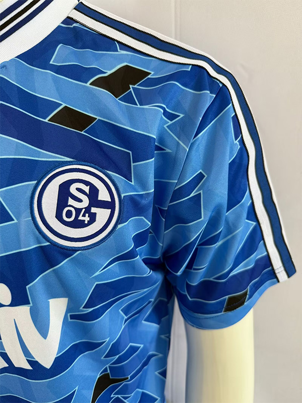 1992-1993 Schalke 04 Home Retro Soccer Jersey