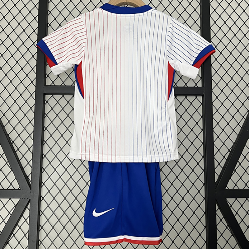 2024 France Away Kids Soccer Jersey