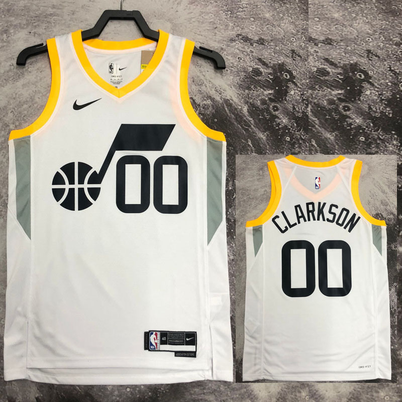 22-23 JAZZ CLARKSON #00 White Top Quality Hot P...