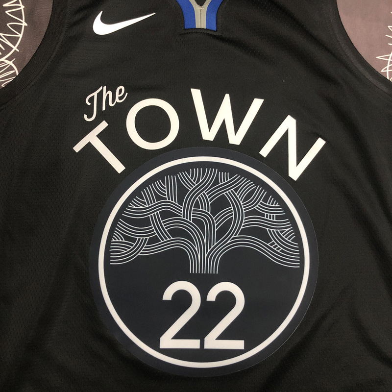 2020 Warriors WIGGINS #22 Black Grey Top Qualit...