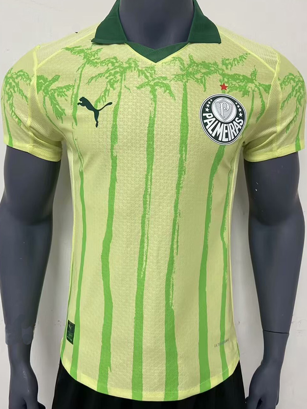25-26 Palmeiras Fluorescent Yellow Special Edition Player Version Soccer Jersey