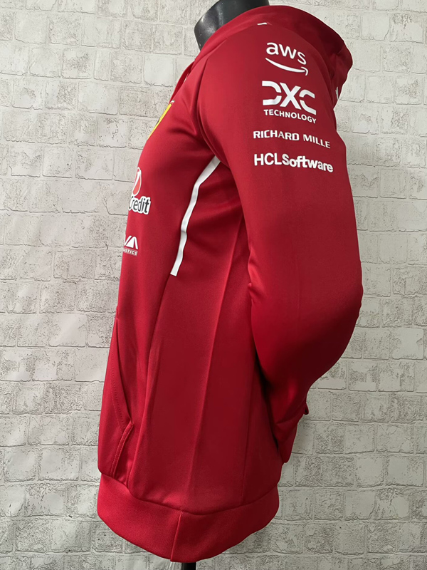 2025 F1 Ferrari Red Hoody(有帽卫衣)