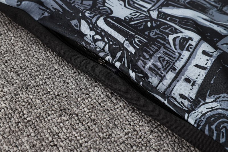 24-25 Brazil Black Jacket Tracksuit #A808(喷墨)