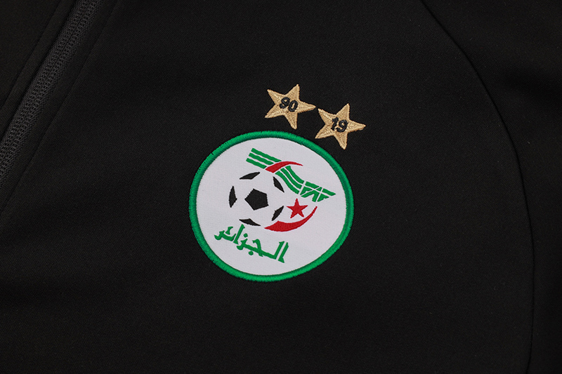 24-25 Algeria Black Jacket Tracksuit