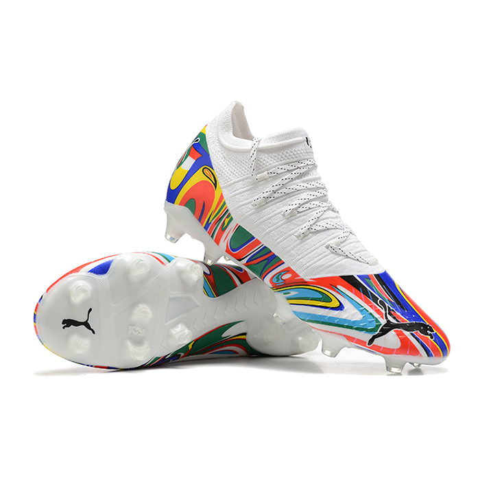 Neymar Future Z 1.3 Teazer FG Soccer Shoes-White/Red-3909245