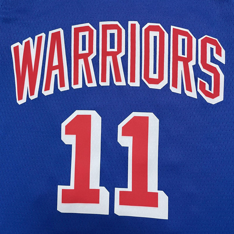 Warriors THOMPSON #11 Blue 75th Anniversary Ret...