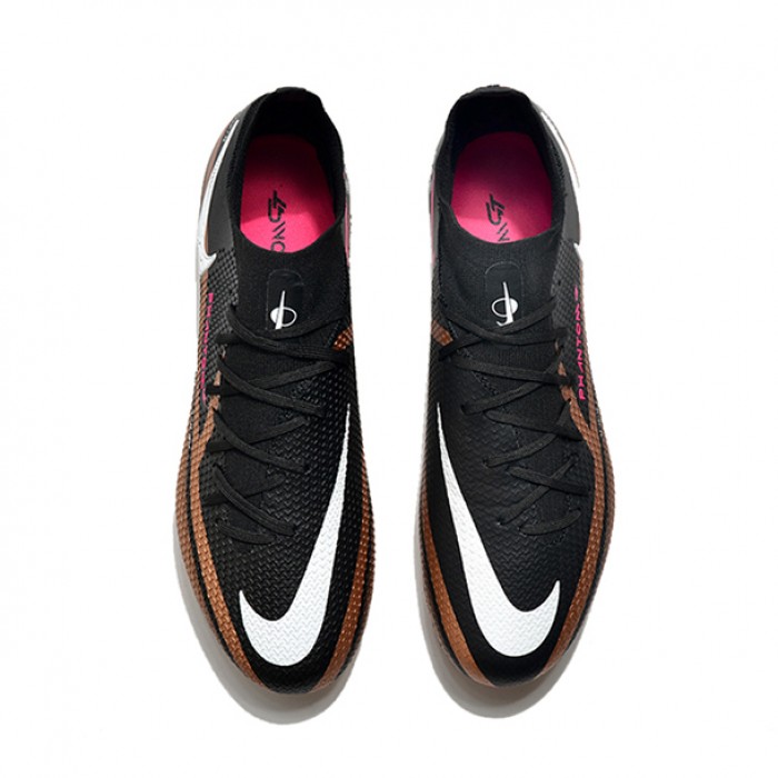Phantom GT2 Dynamic Fit Elite FG High Soccer Shoes-Black/Gold-7831773