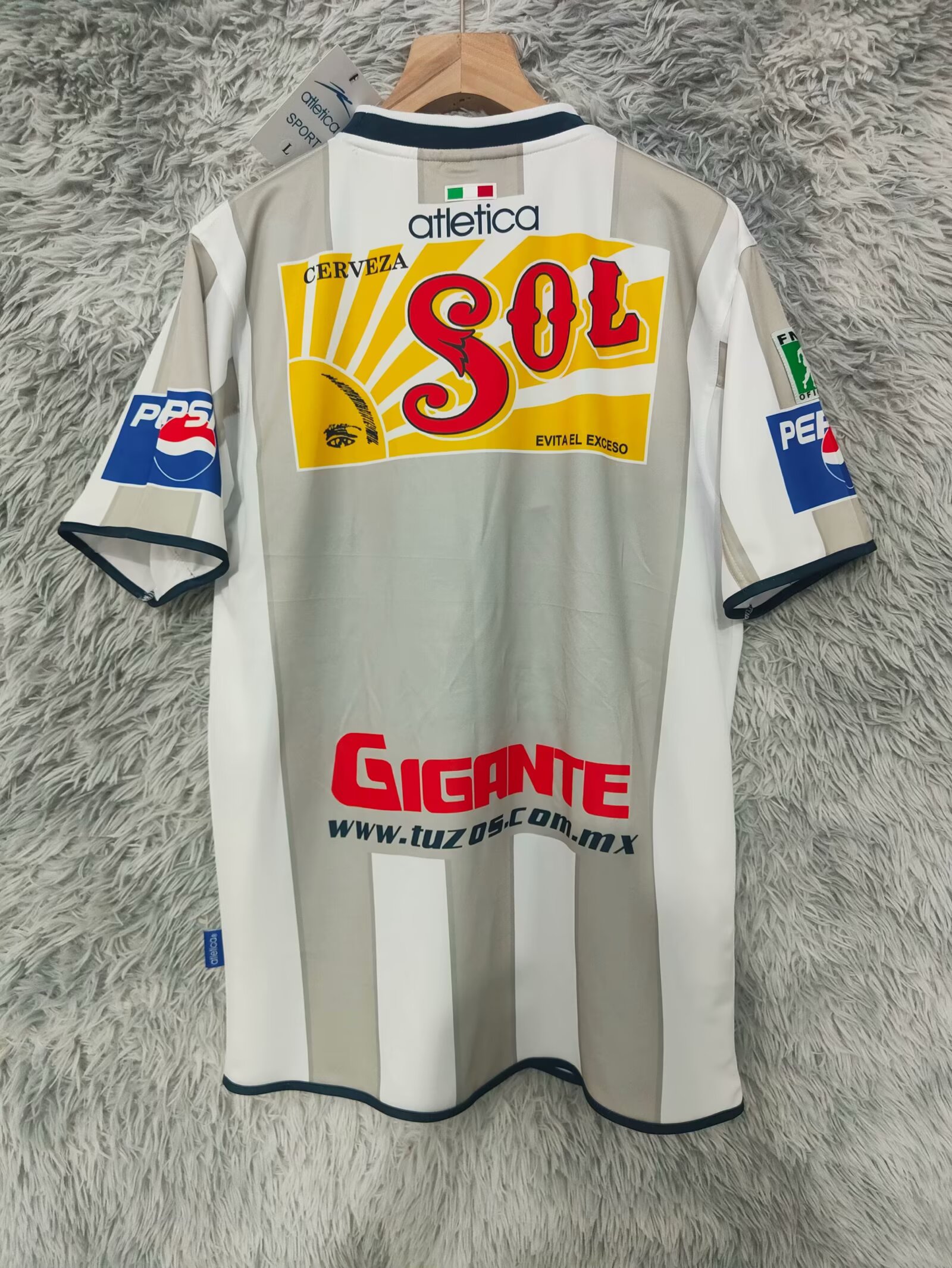 2001-2002 Pachuca Away Retro Soccer Jersey