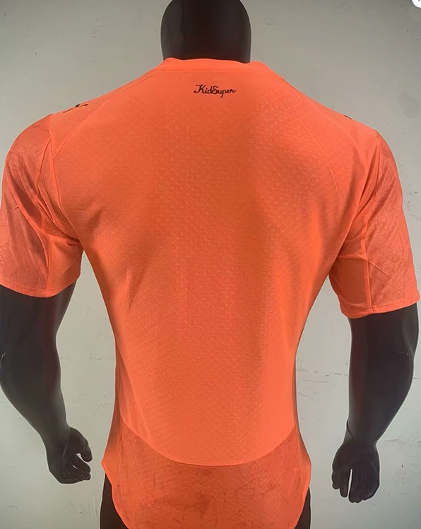 25-26 Man City Orange Player Version Soccer Jersey