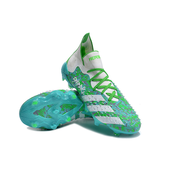 PREDATOR FREAK .1 FG High Soccer Shoes-Green/White-170903