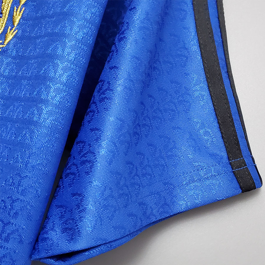 1994 Argentina Away Retro Soccer Jersey (钢印纹)