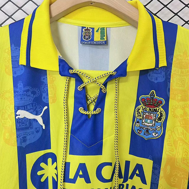 1997-1998 Las Palmas Away Retro Soccer Jersey *带章
