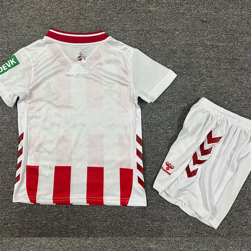 25-26 Koln Home Kids Soccer Jersey
