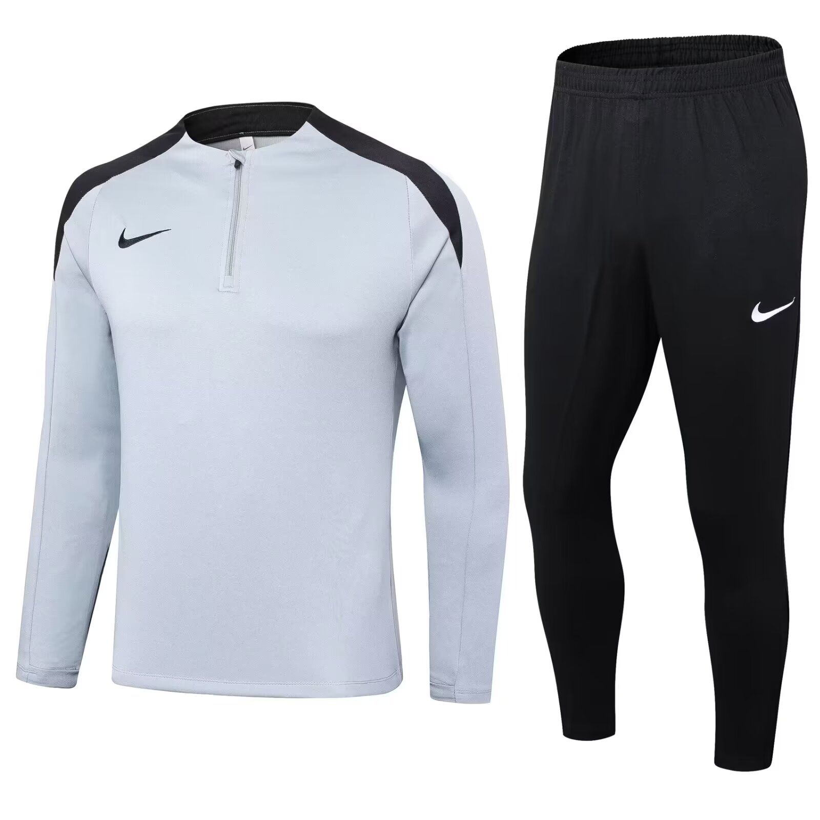 2024 NK Gray Half Pull Tracksuit