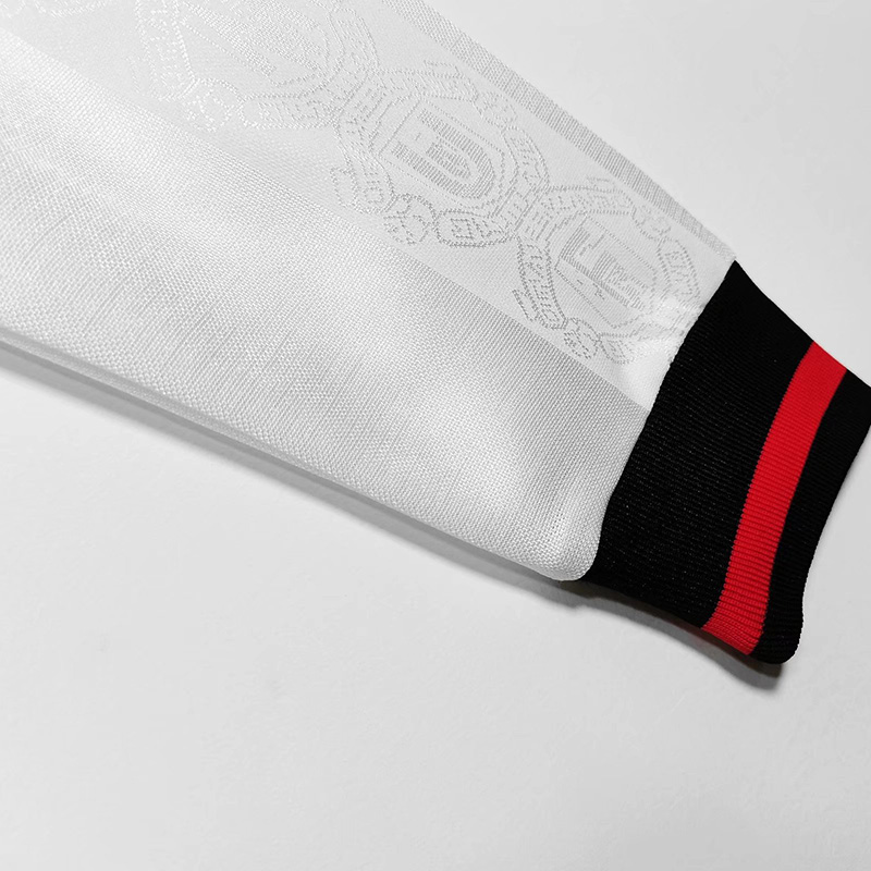 1998-1999 Man Utd Away Long Sleeve Retro Soccer...