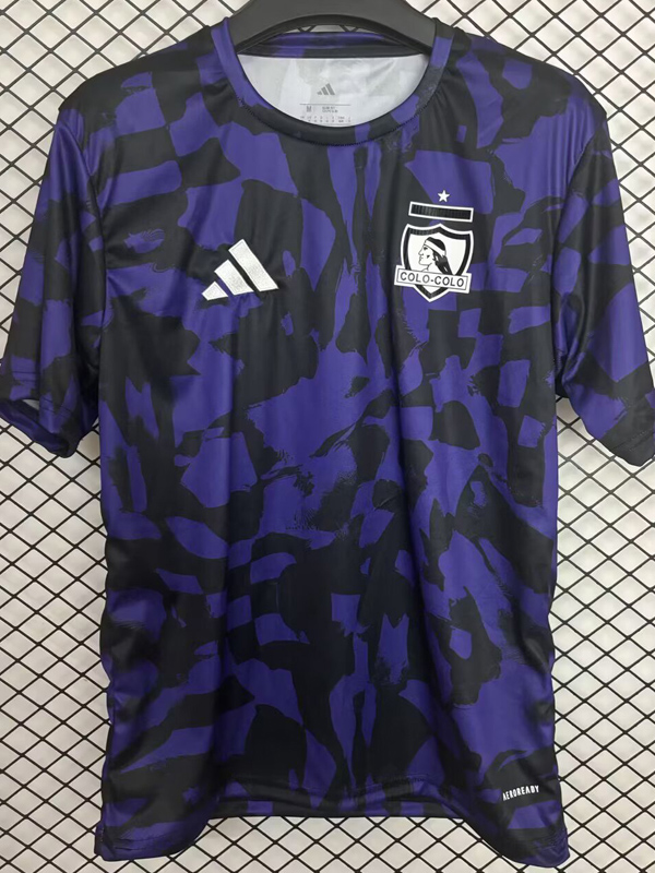 25-26 Colo-Colo Purple Black Training shirts