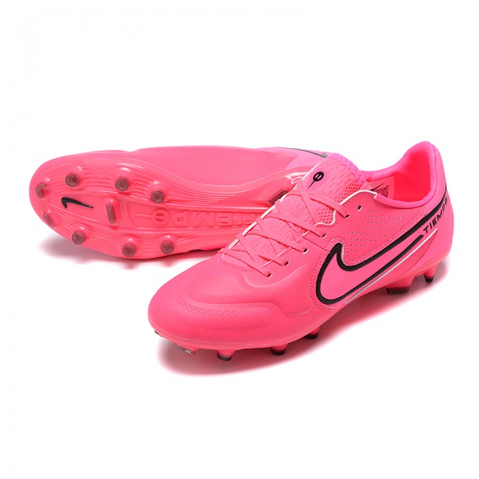 Tiempo Legend 9 Elite FG Soccer Shoes-Pink/Black-458345