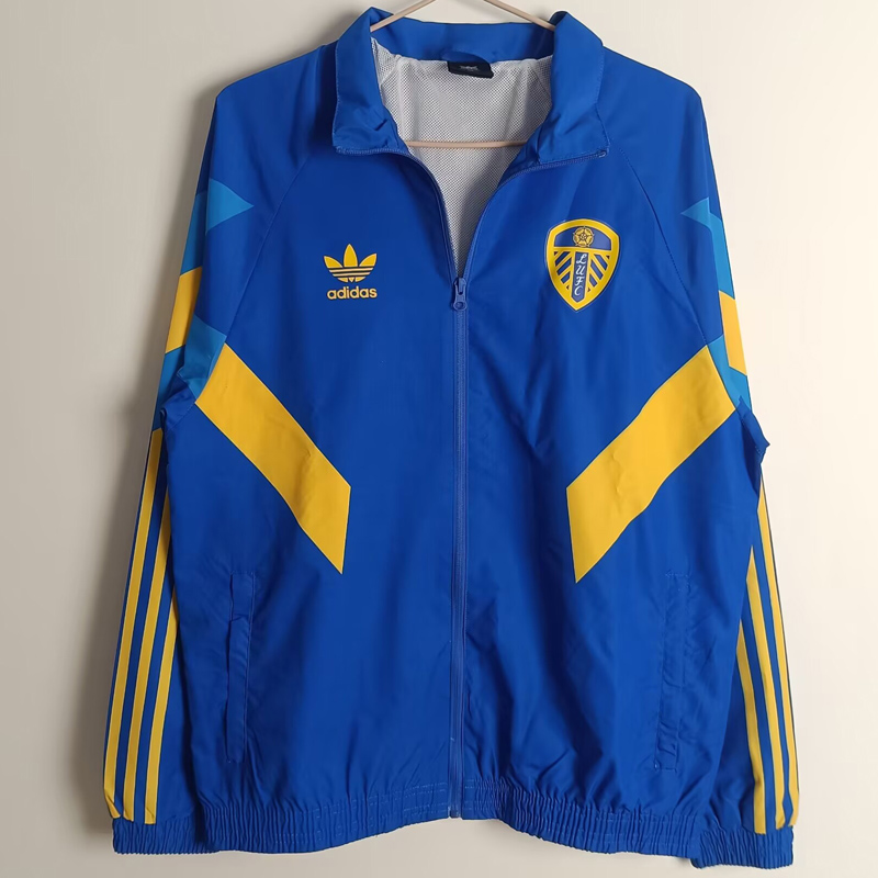 24-25 Leeds United Blue Windbreaker (黄边)