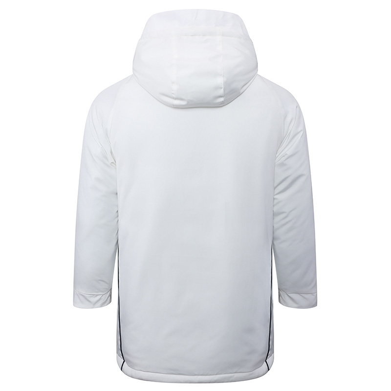 24-25 RMA White Hooded Windbreaker Fabric Cotton Coat #G209(彩标)