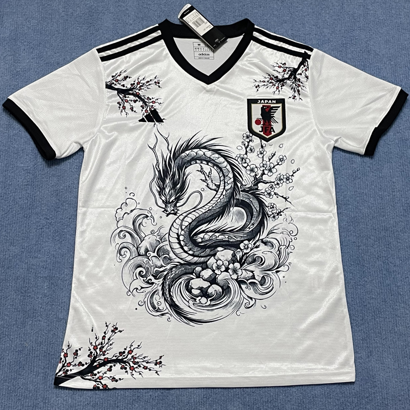 24-25 Japan White Special Edition Fans Training Shirts #樱花龙