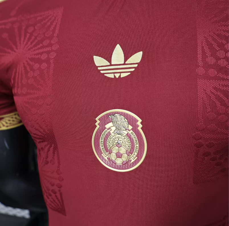 25-26 Mexico Special Edition Red Player Version Soccer Jersey *三叶草