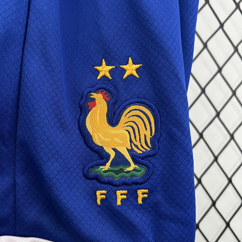 2024 France Away Kids Soccer Jersey