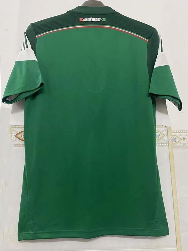 2014 Mexico Home Retro Soccer Jersey