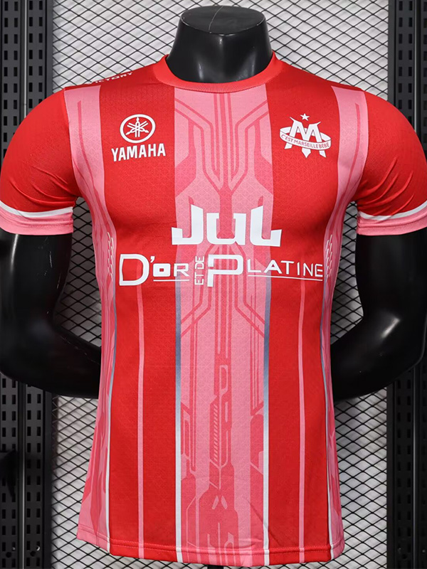25-26 Marseille Red Joint Edition Player Version Training shirts