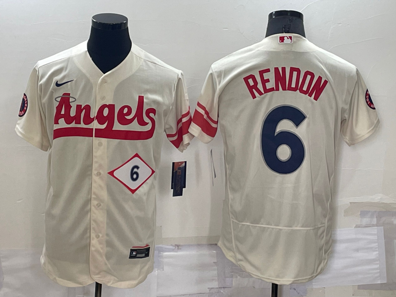 2022 Men's Los Angeles Angels Rendon 6 MLB Jersey