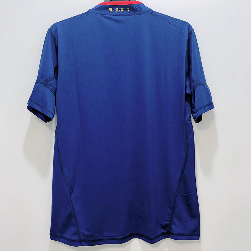 2010 Spain Away Royal Blue Retro Soccer Jersey