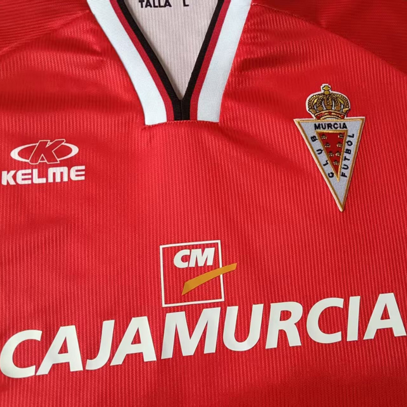 1999-2001 La Coruna Red Retro Soccer Jersey (带章)