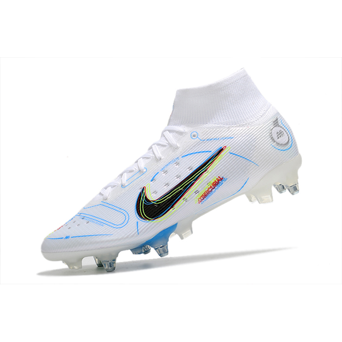 Mercurial Superfly 8 Elite SG Soccer Shoes-White/Blue-2723886