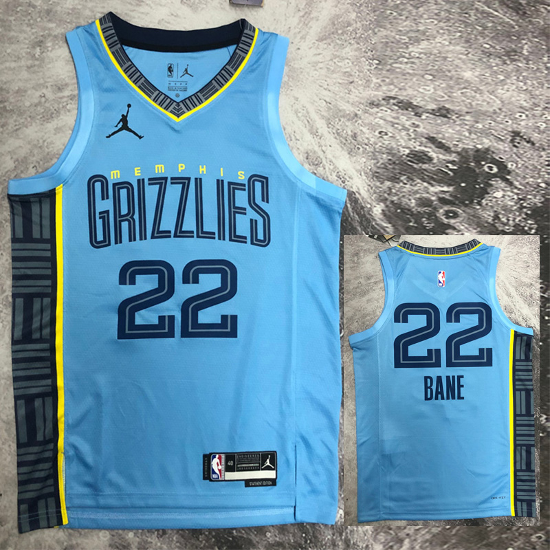 22-23 GRIZZLIES BANE #22 Blue Top Quality Hot P...