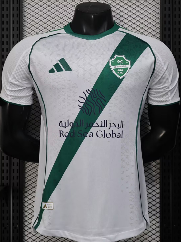 25-26 Al-Ahli Saudi White Player Version Soccer Jersey