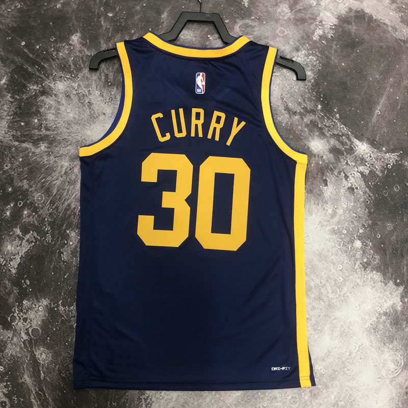 22-23 WARRIORS CURRY #30 Royal blue Top Quality...