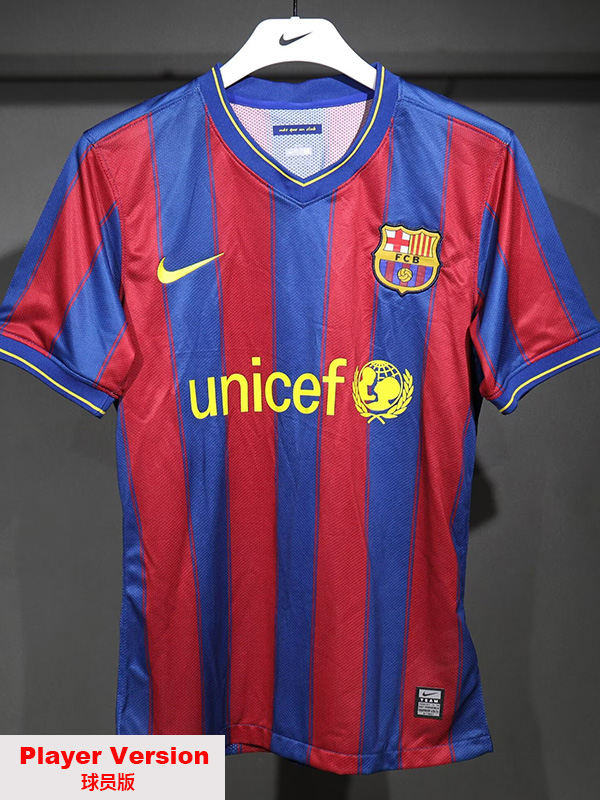 2009-2010 BAR Home Player Version 球员 Retro Soccer Jersey