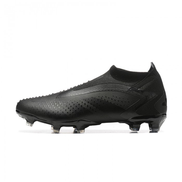 PREDATOR ACCURACY+ FG BOOTS Soccer Shoes-All Black-9492235