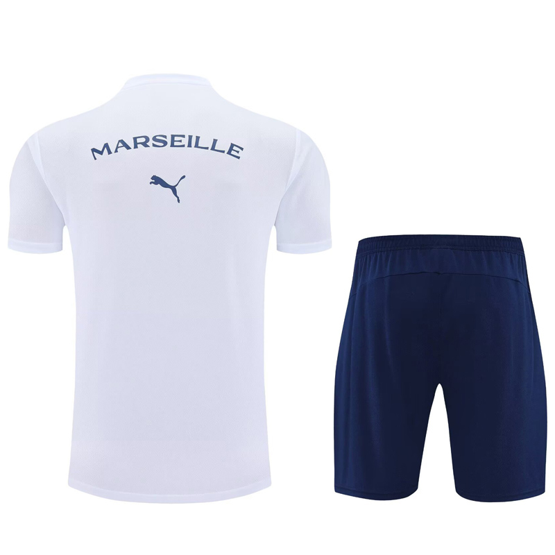 25-26 Marseille White Training Short Suit